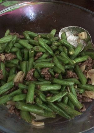 Foto resep Buncis tumis daging sapi