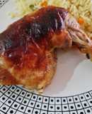 Pollo con Mostaza al horno
