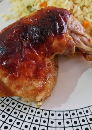 Una foto de Pollo con Mostaza al horno