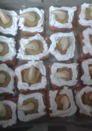 A picture of Tri colour halwa.