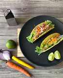 Tacos de Salmão e Guacamole