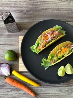 Foto de Tacos de Salmão e Guacamole