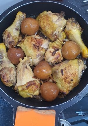 Una foto de Pollo con peras de San Juan