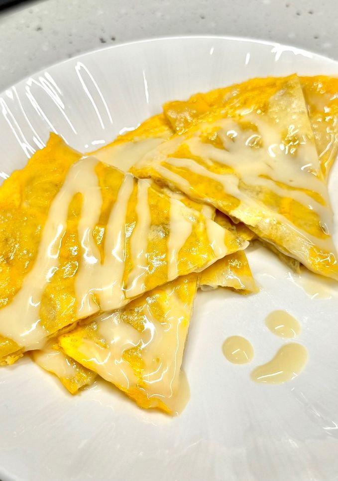 米紙香蕉煎餅 的食譜成品照片