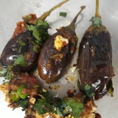 Methi Bharwa Baigan A picture of Methi Bharwa Baigan.
