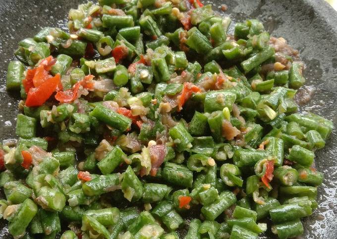 Resep Sambal Kacang Panjang Mentah Oleh Sii Trias Cookpad