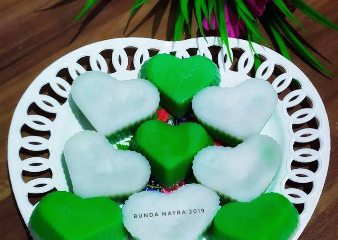 Kue Talam Tepung Beras Pandan