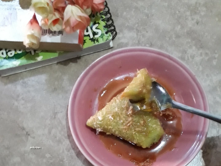 Cara Mudah Menyiapkan Resep Lupis singkong yang Uenak Anti Ribet, Sempurna