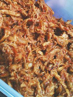 Foto resep Plecing Ayam (Ayam Suwir Bumbu Merah)
