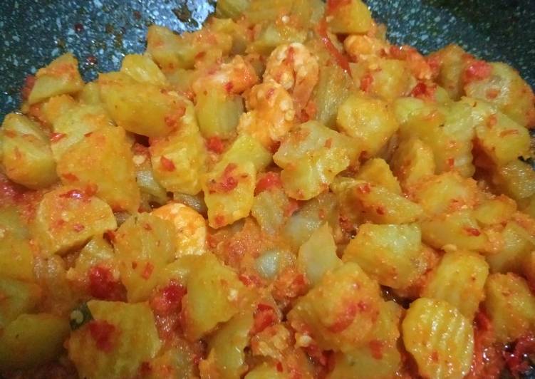 Resep Balado Utang (udang kentang) Anti Gagal