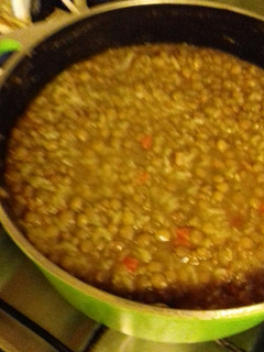 Una foto de Lentejas deliciosas