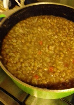 Una foto de Lentejas deliciosas