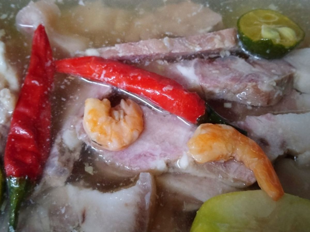 Thịt heo ngâm cóc non