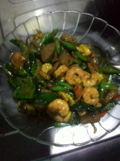 Foto resep tumis buncis udang saus tiram