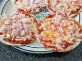 Mini pizzas en comal