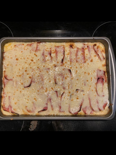 Una foto de Papas gratinadas