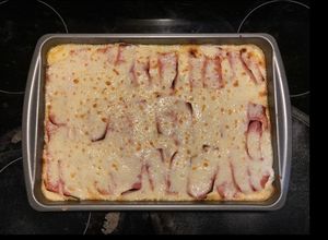Una foto de Papas gratinadas