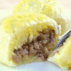 A picture of The potatos zrazy with minced meat.