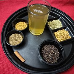 Lemon Ginger Detox Tea (methi seeds & more) A picture of Lemon Ginger Detox Tea (methi seeds & more).