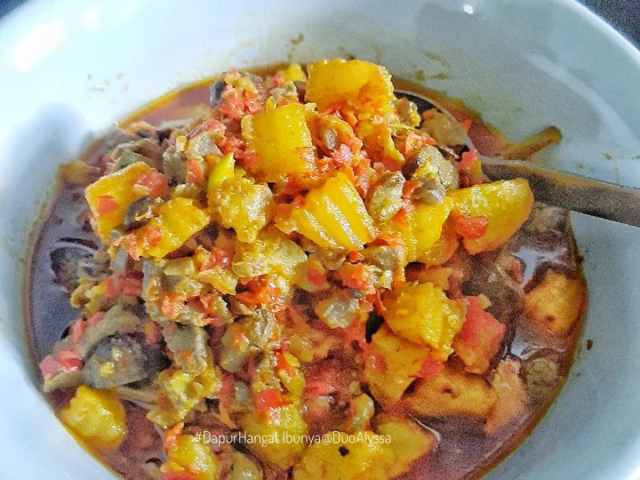 Cara Mudah Menyiapkan Resep #52 Sambel goreng kentang ati ampela yang Uenak Anti Ribet, Bisa Manjain Lidah