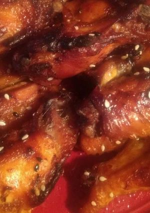 A picture of Sticky Chicken Wings for Crockpot.