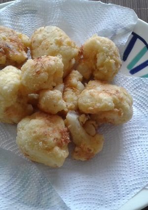 Una foto de Coliflor apanado