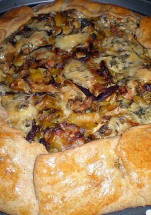 Foto principal de Galette de setas shiitake, puerro y gorgonzola