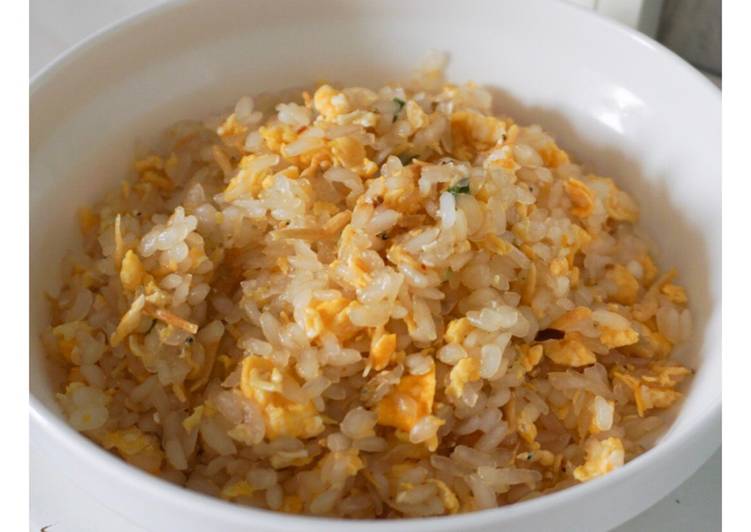 Nasi Goreng Ikan Asin (Shirataki rice)
