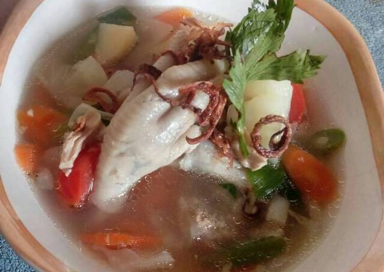 Resep Sup Ayam Ceker oleh Diah Dee - Cookpad