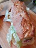 Heute gab es mal einen Croque Salami