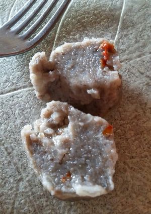 Una foto de Morcilla vegana