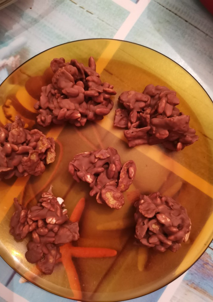 Una foto de Rocas de cereales y arroz inflado