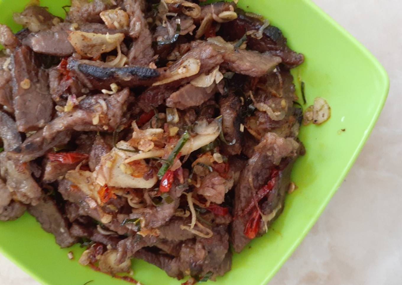 A la Sei Sapi Sambal Matah