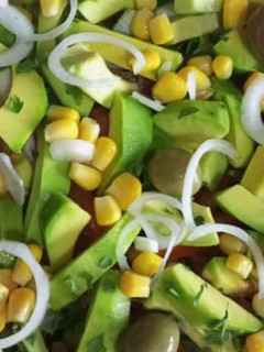 A picture of Healthy salad.