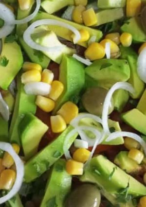 A picture of Healthy salad.