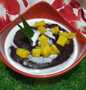 Langkah Mudah untuk Membikin Resep Bubur Tepung Ketan Hitam (Topping Nangka) yang Enak Banget Anti Ribet, Lezat