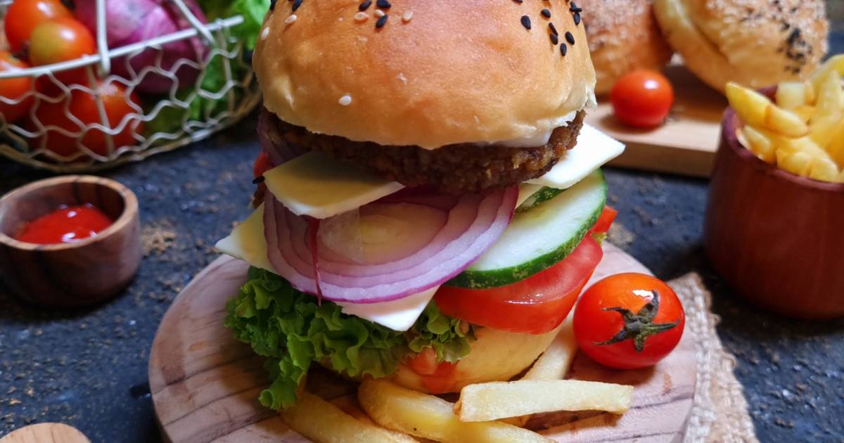 Resep Burger Krabby Patty Oleh Yayak W Cookpad