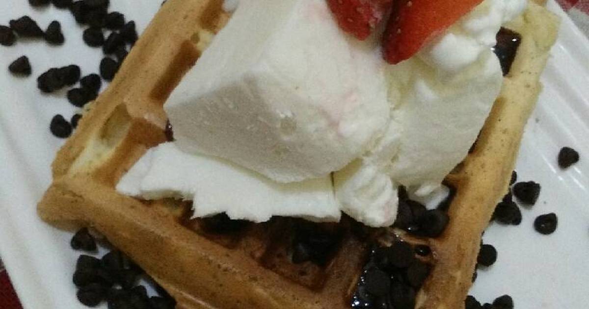 Eggless millet Waffle Recipe by Mamta Agrawal Cookpad