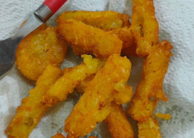 Hash Brown Homemade / Stik Keju Kentang (Cemilan Sehat)