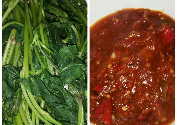 Resep Rujak daun ubi oleh Latifah_Nurhasanah - Cookpad