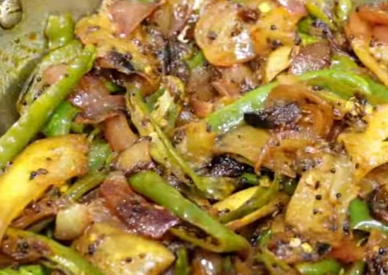 Onion and raw mango veg