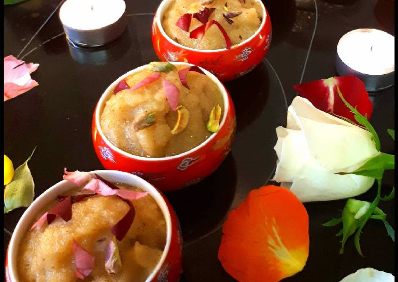 Sooji besan combo halwa