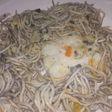 Bacalao en nido de gulas