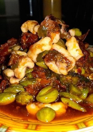 Foto resep Sambal goreng cumi pete