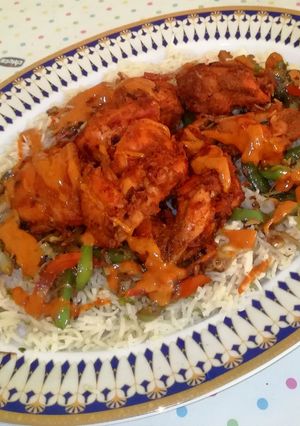 A picture of BBQ Rice.