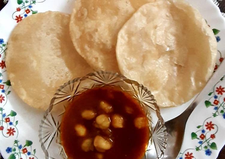 Easiest Way to Make Any-night-of-the-week Chhole puri