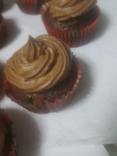 Una foto de Cupcakes fáciles y rápidos (chocolate y Nutella)