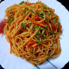 A picture of Quick Vegetable Spaghetti.