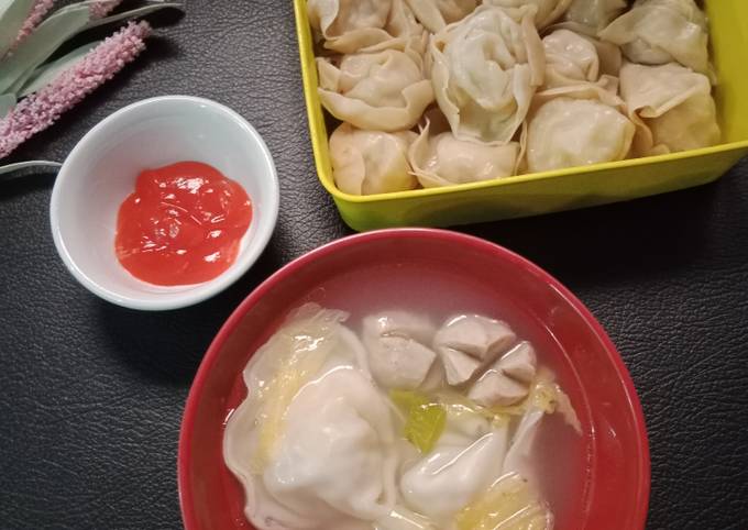Resep Pangsit Ayam Udang (Rebus, Kukus, Goreng) Resep Pangsit Ayam Udang (Rebus, Kukus, Goreng)