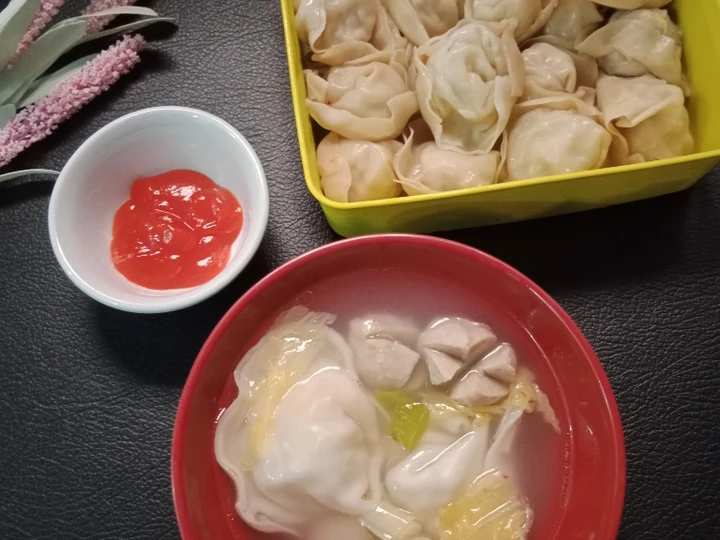 Langkah Gampang Menyiapkan Resep  Pangsit Ayam Udang (Rebus, Kukus, Goreng) yang Bisa Manjain Lidah, Bisa Manjain Lidah